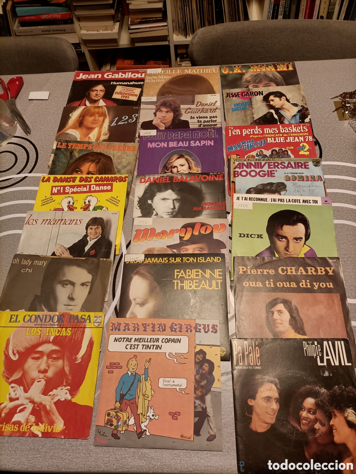 M&uacute;sica de colecci&oacute;n: Lote 144 , Singles,En Franc&eacute;s - Foto 8