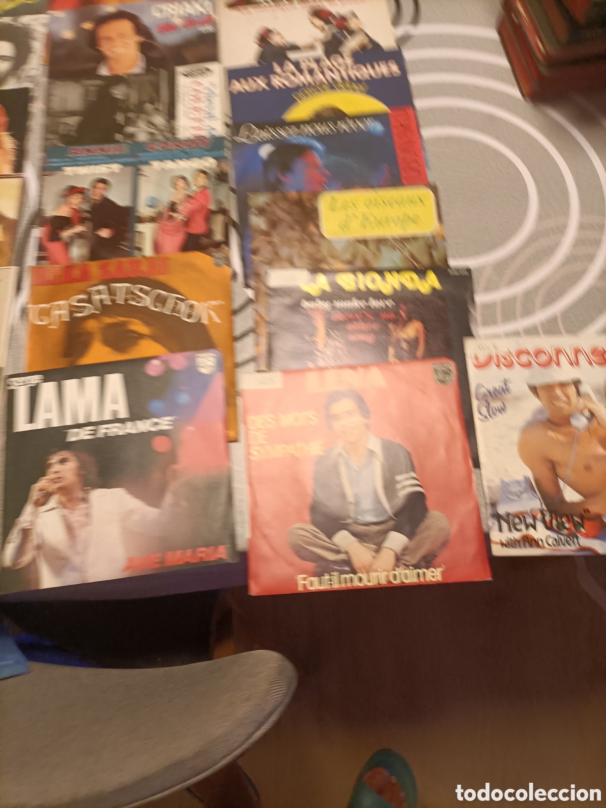 M&uacute;sica de colecci&oacute;n: Lote 144 , Singles,En Franc&eacute;s - Foto 9