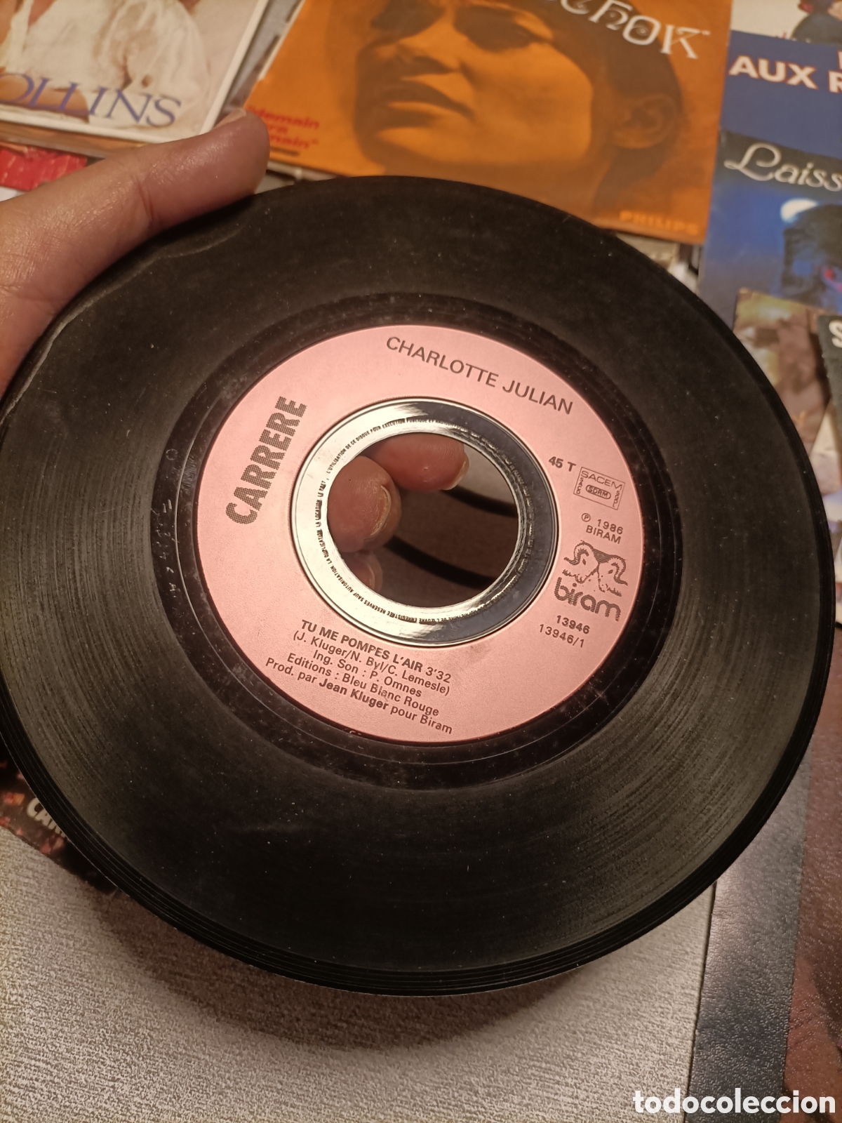 M&uacute;sica de colecci&oacute;n: Lote 144 , Singles,En Franc&eacute;s - Foto 12