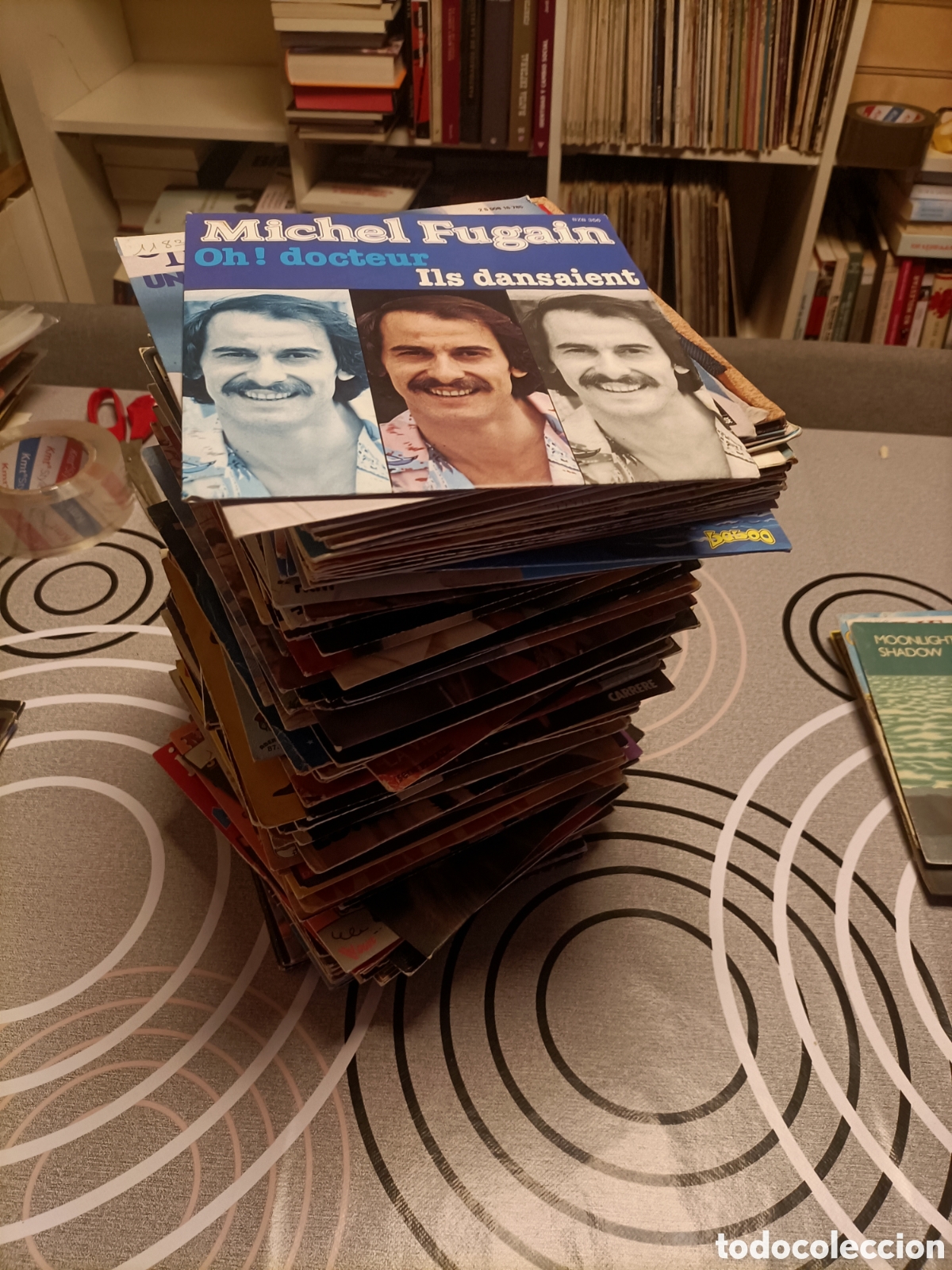 M&uacute;sica de colecci&oacute;n: Lote 144 , Singles,En Franc&eacute;s - Foto 1