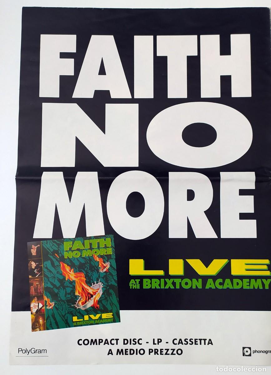 M&uacute;sica de colecci&oacute;n: FAITH NO MORE - LIVE AT THE BRIXTON ACADEMY PROMO ADVERT ANUNCIO REVISTA