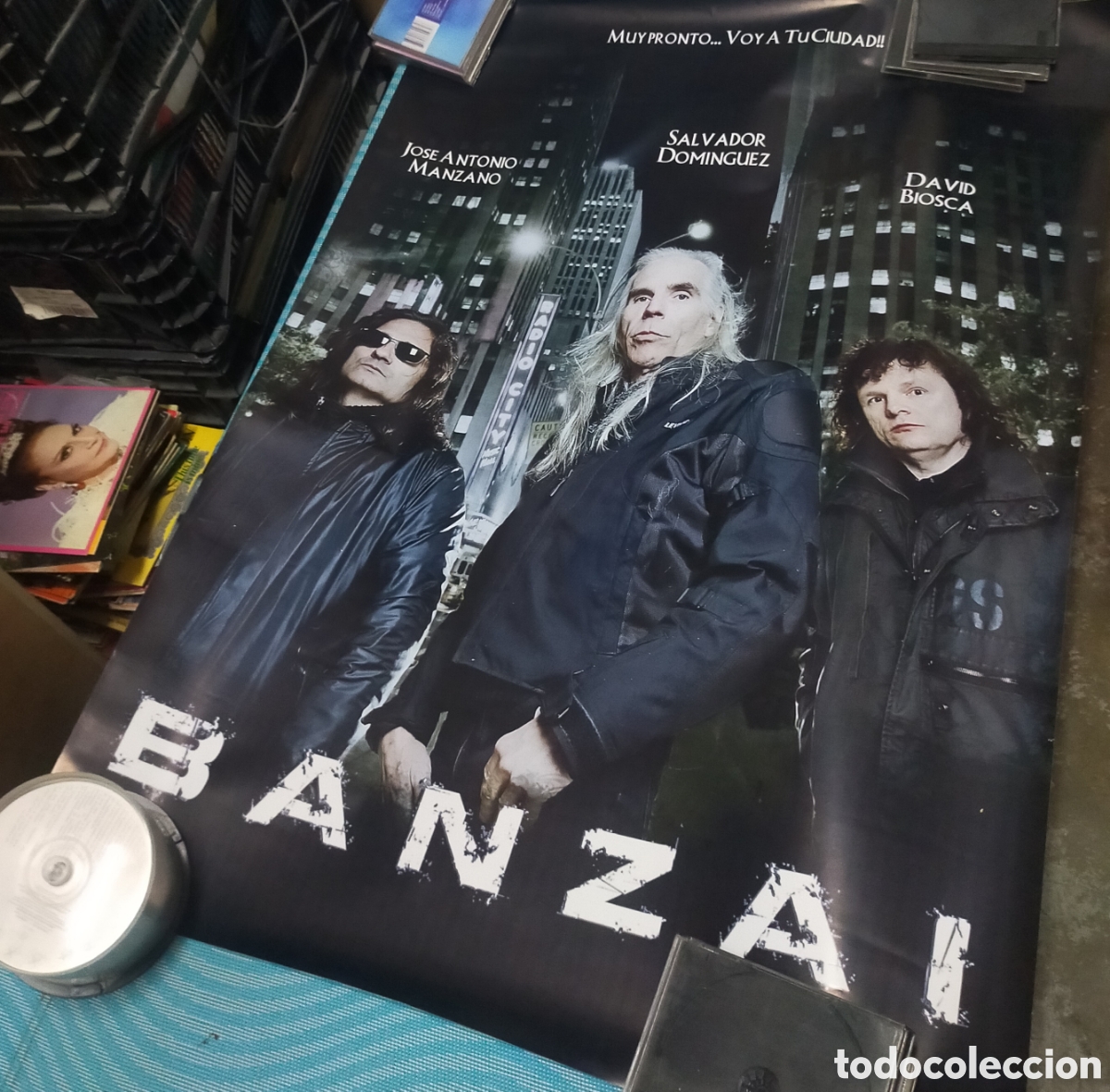 M&uacute;sica de colecci&oacute;n: Poster cartel banzai vivo y potente 2012 0,95 x 0,70