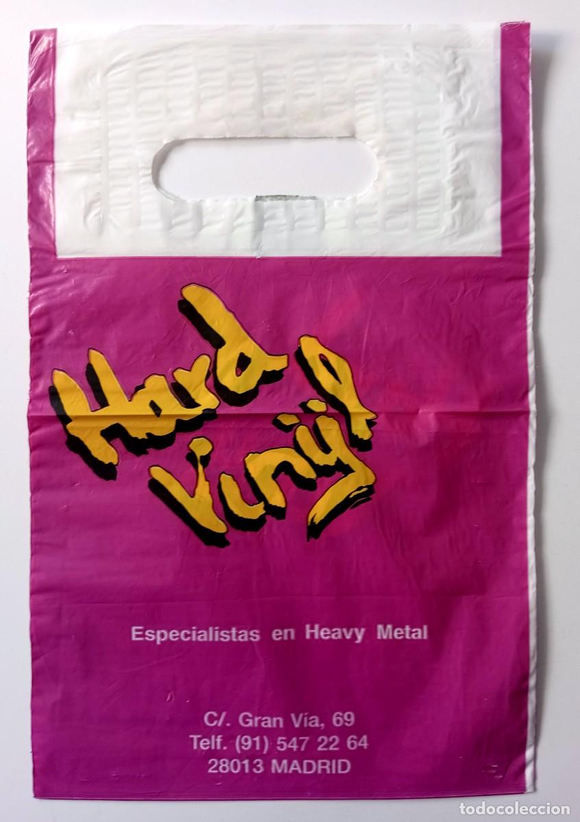 M&uacute;sica de colecci&oacute;n: ANTIGUA BOLSA DE COMPRA TIENDA HARD VINYL DISCOS MADRID