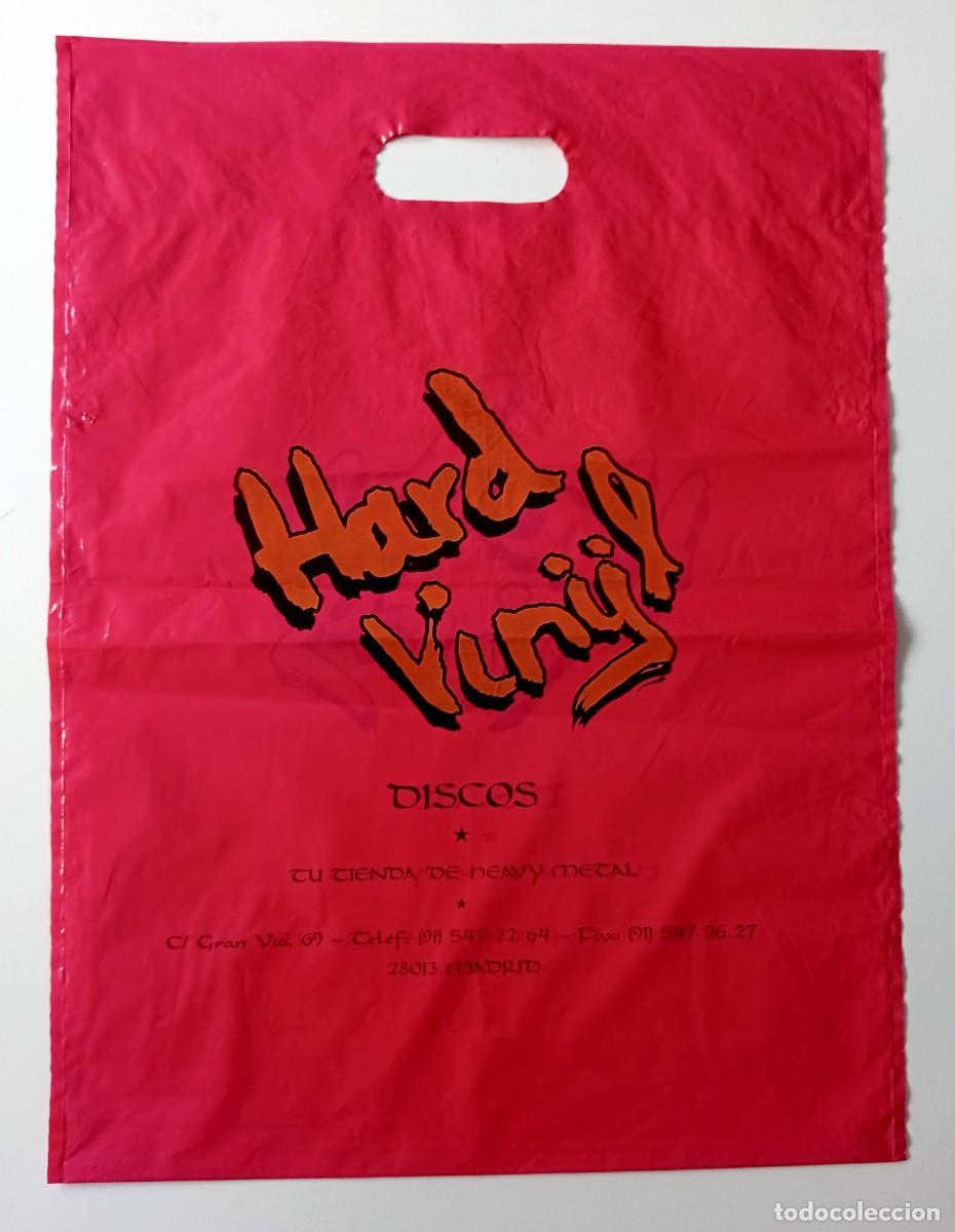 M&uacute;sica de colecci&oacute;n: ANTIGUA BOLSA DE COMPRA TIENDA HARD VINYL DISCOS MADRID
