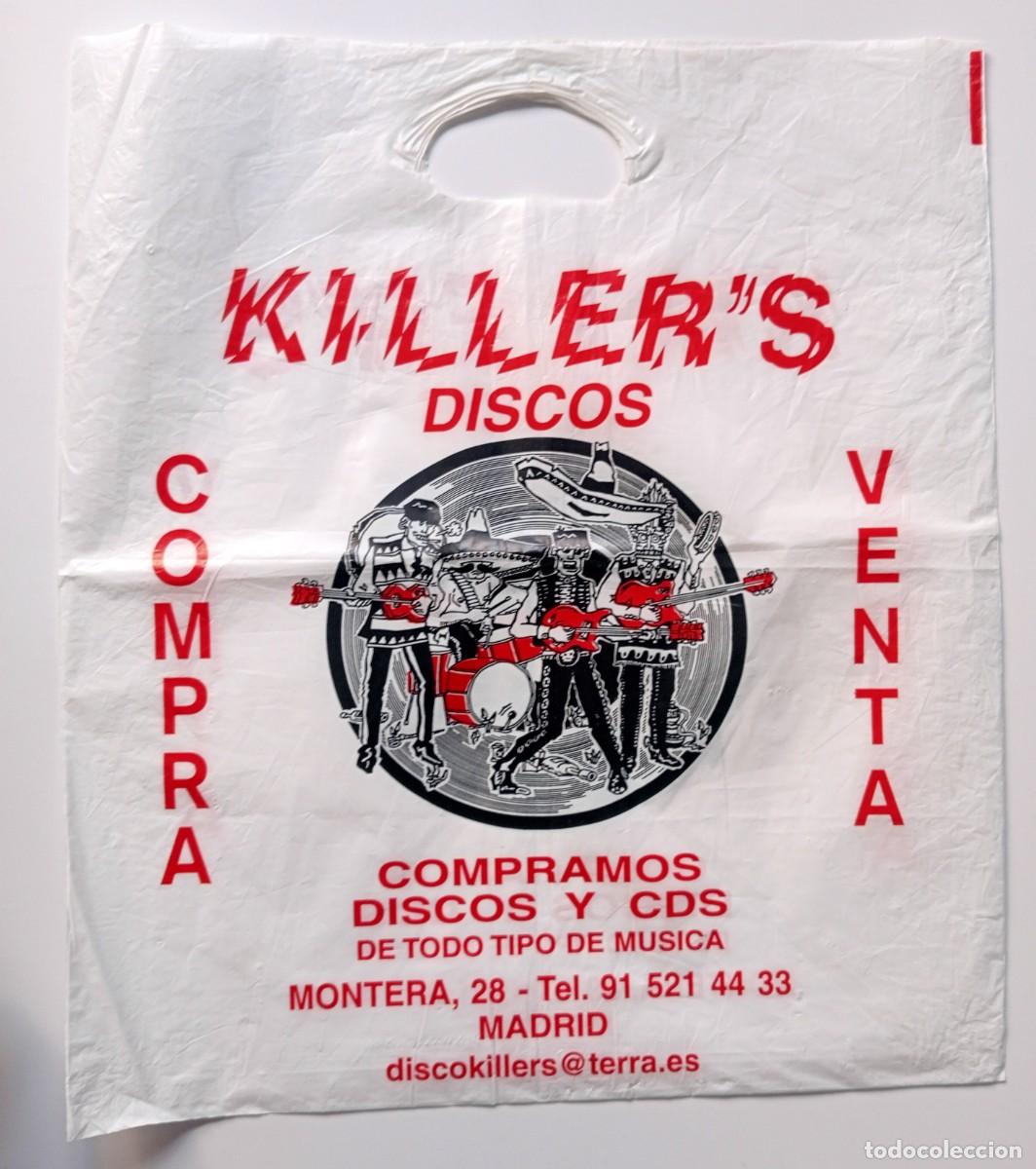 M&uacute;sica de colecci&oacute;n: ANTIGUA BOLSA DE COMPRA TIENDA KILLER&acute;S DISCOS MADRID