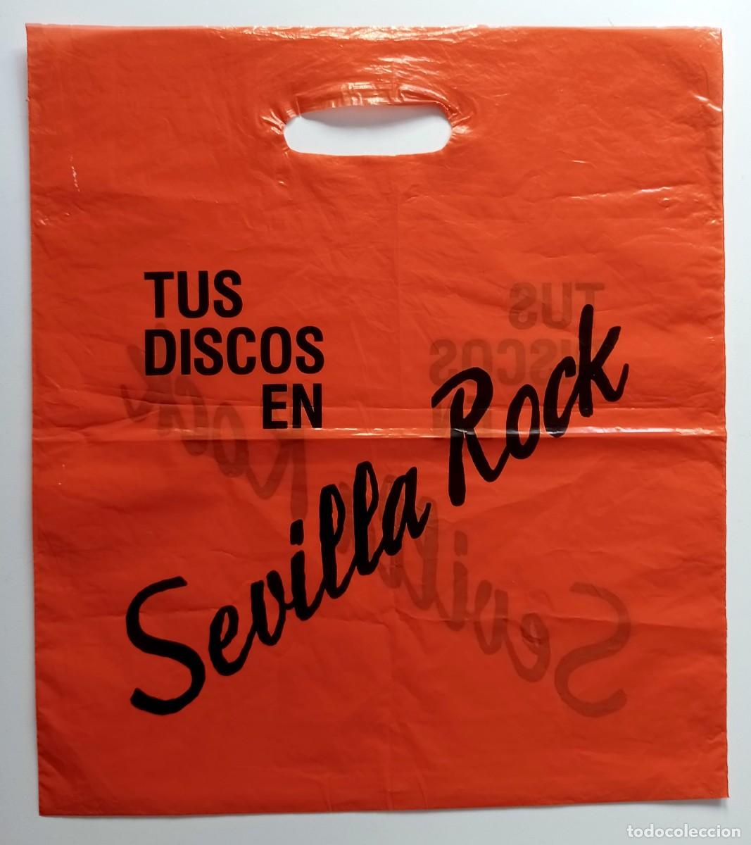 M&uacute;sica de colecci&oacute;n: ANTIGUA BOLSA DE COMPRA TIENDA DE DISCOS SEVILLA ROCK
