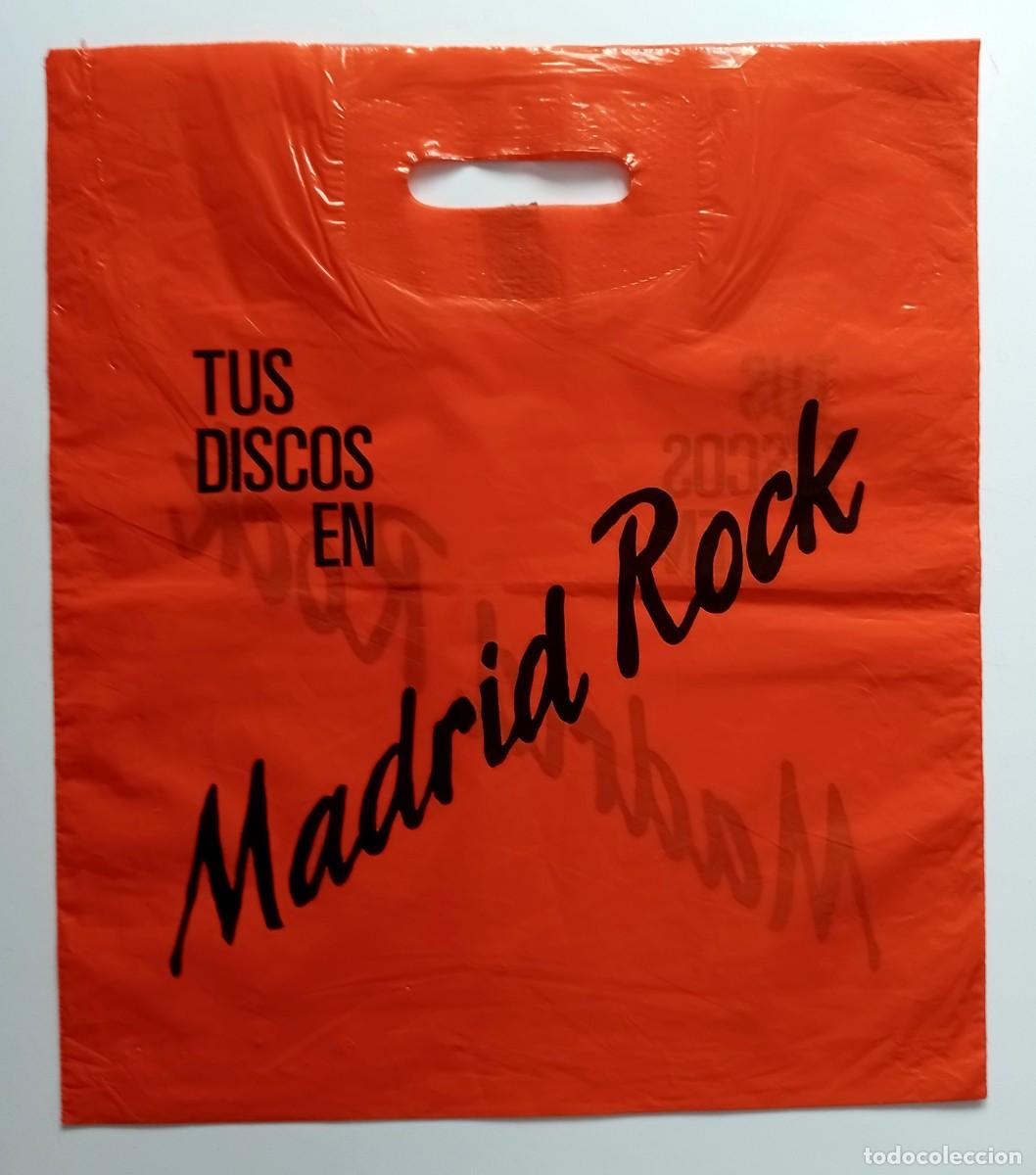 M&uacute;sica de colecci&oacute;n: ANTIGUA BOLSA DE COMPRA TIENDA DE DISCOS MADRID ROCK