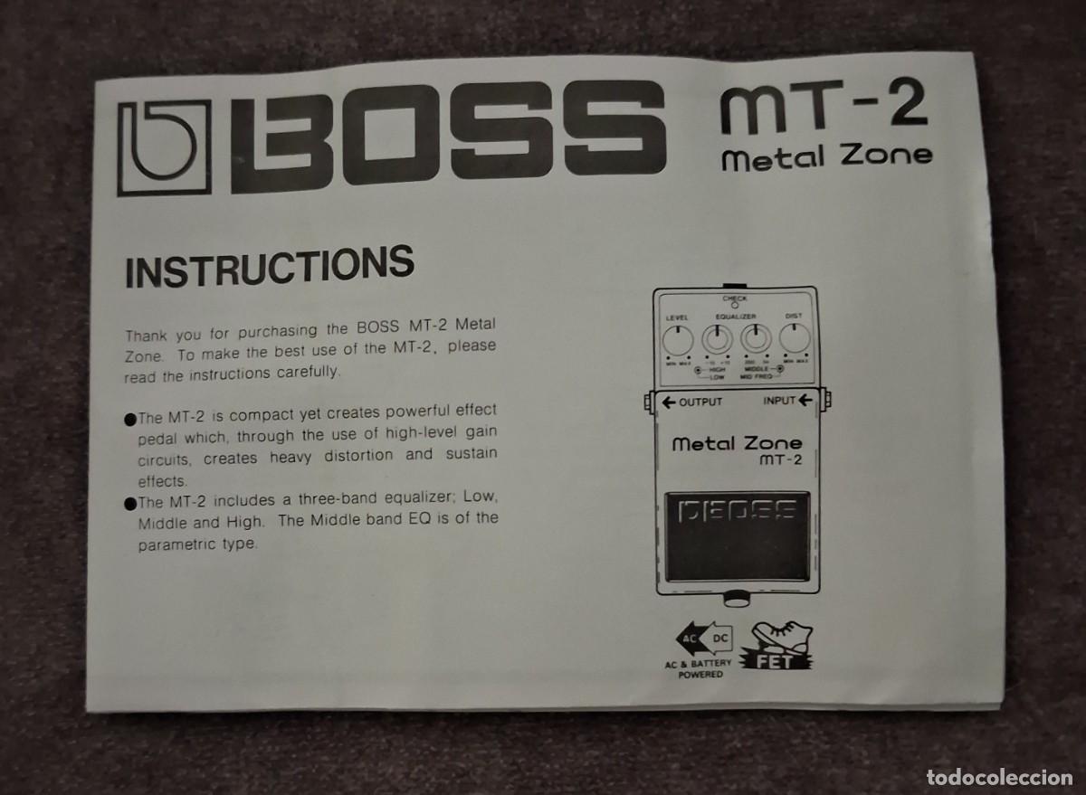 M&uacute;sica de colecci&oacute;n: Boss MT-2 Metal Zone Distortion - Foto 4