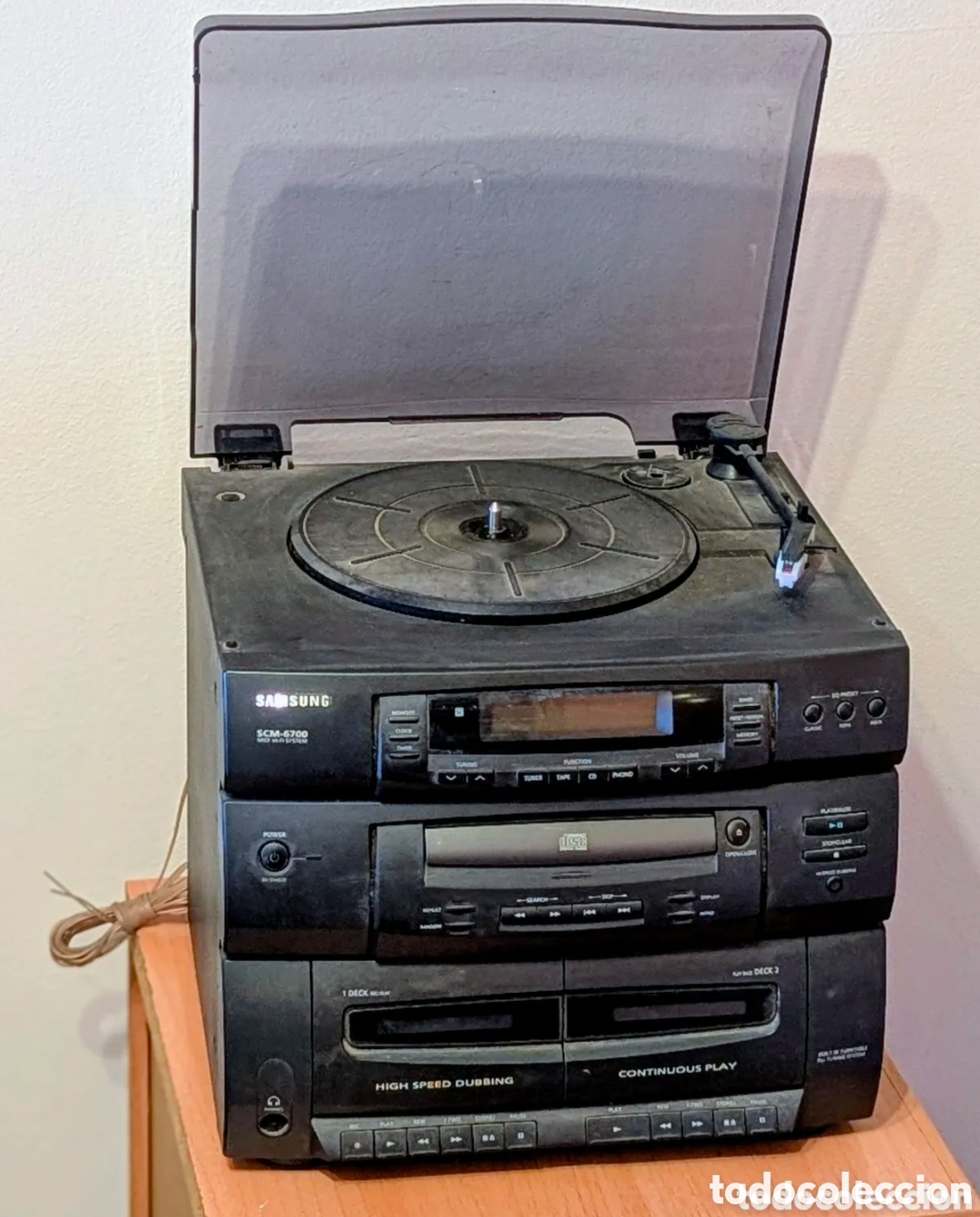 M&uacute;sica de colecci&oacute;n: Tocadiscos Samsung SCM-6700. MIDI HI-FI System - Foto 3