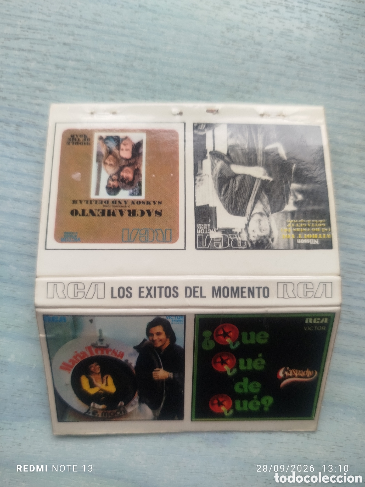M&uacute;sica de colecci&oacute;n: Caja cerillas.discos RCA. - Foto 3