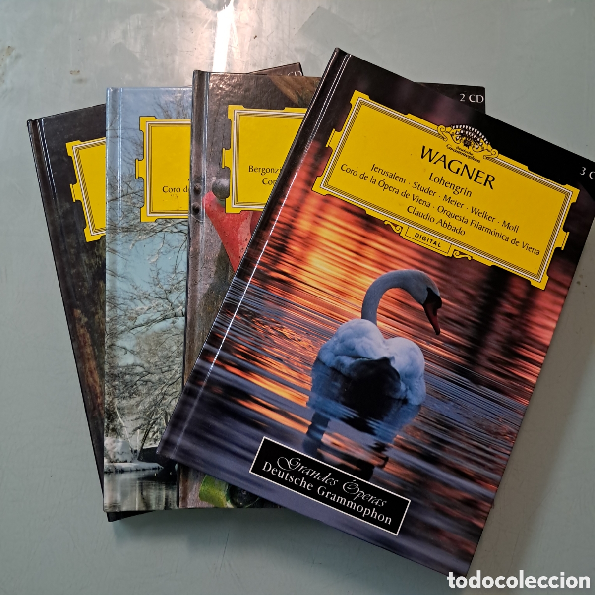 M&uacute;sica de colecci&oacute;n: Historia de la.musica cl&aacute;sica, Gran selecci&oacute;n, Deutsche Grammophon, 4 libros