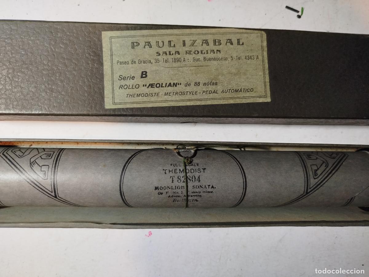 M&uacute;sica de colecci&oacute;n: Partitura pianola antigua retro