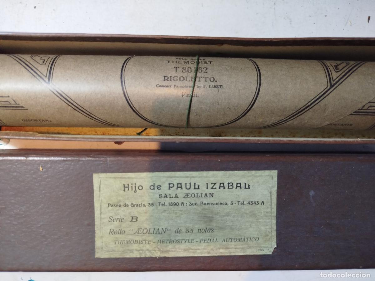 M&uacute;sica de colecci&oacute;n: Partitura pianola antigua retro
