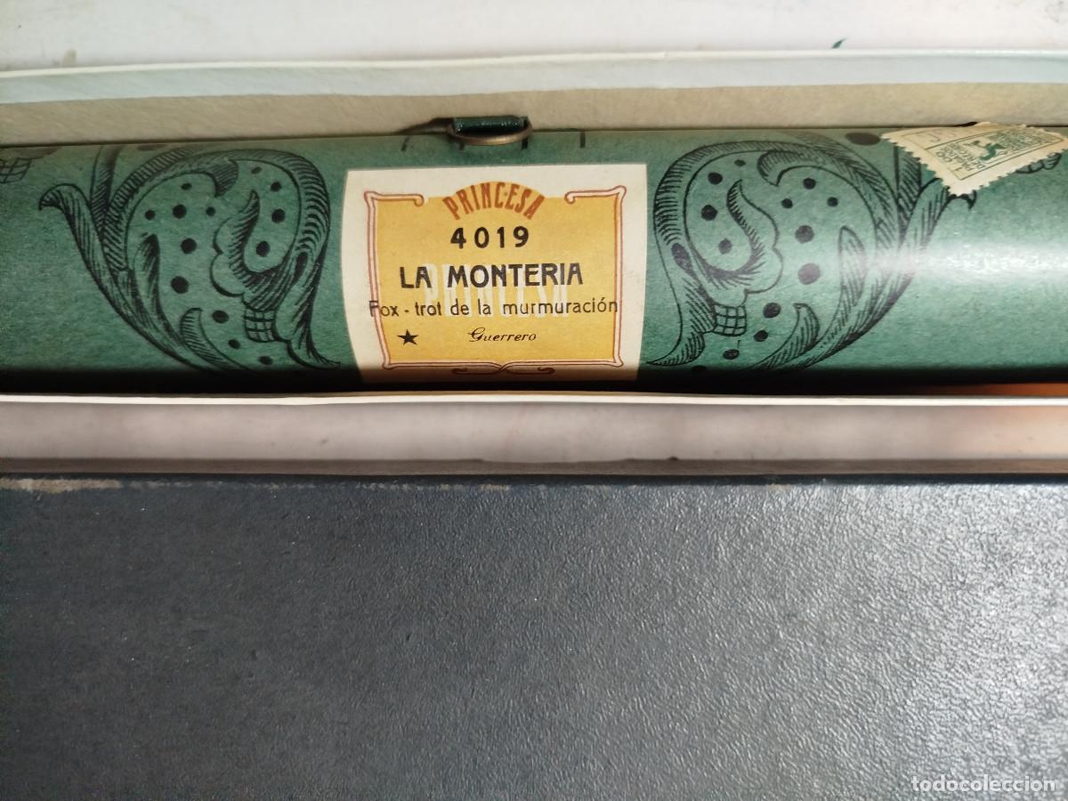 M&uacute;sica de colecci&oacute;n: Partitura pianola antigua retro