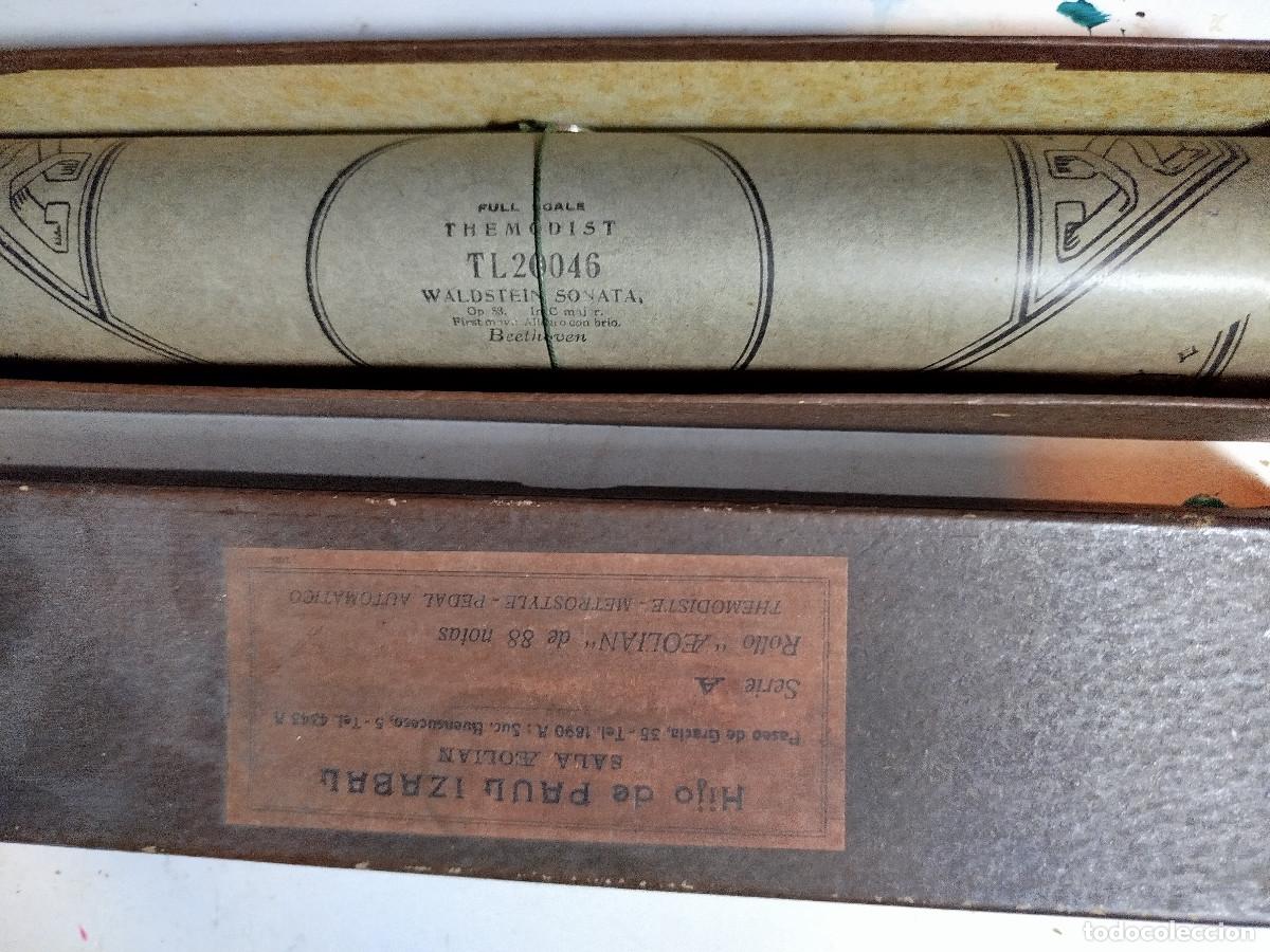 M&uacute;sica de colecci&oacute;n: Partitura pianola antigua retro