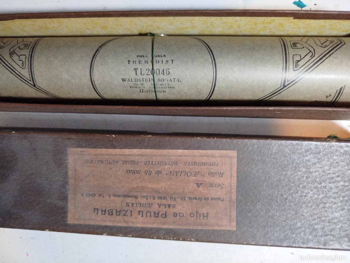 M&uacute;sica de colecci&oacute;n: Partitura pianola antigua retro