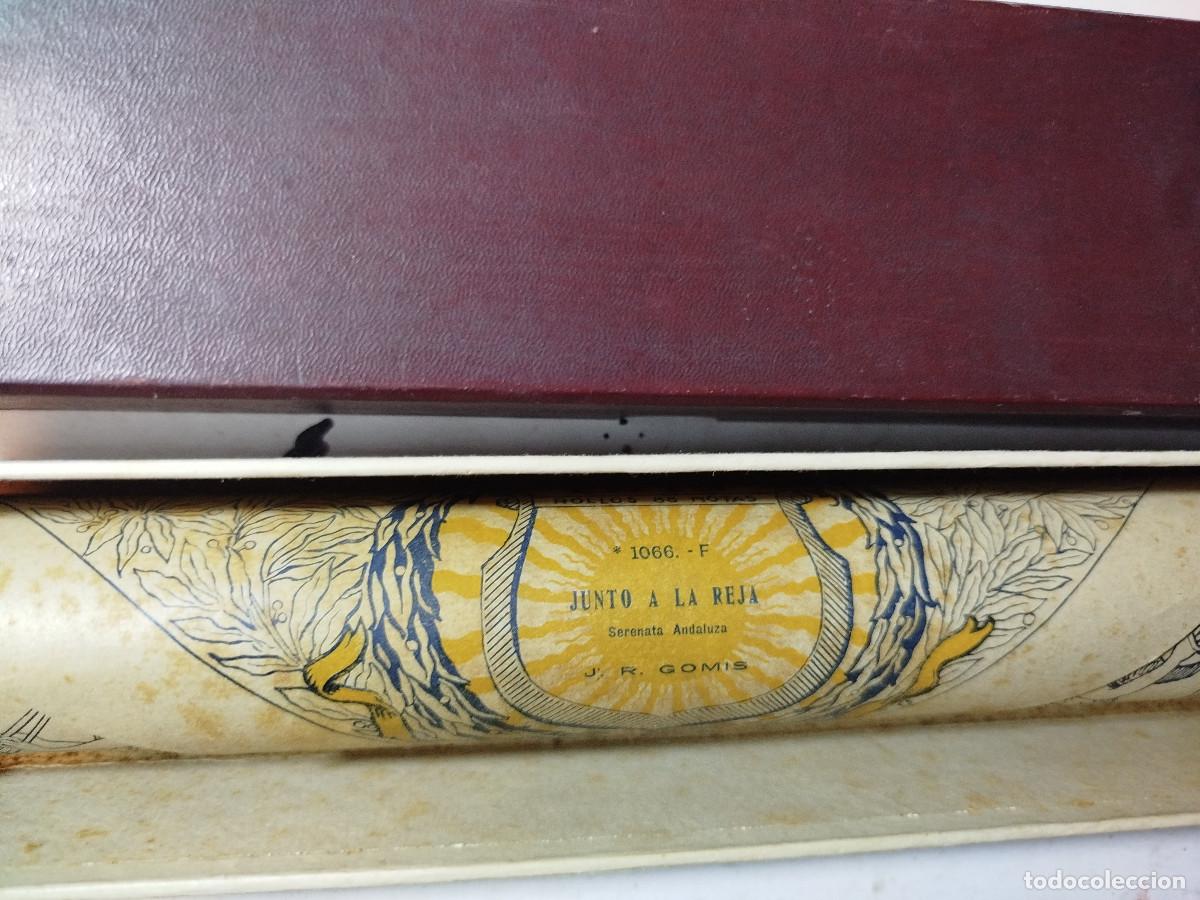 M&uacute;sica de colecci&oacute;n: Partitura pianola antigua retro