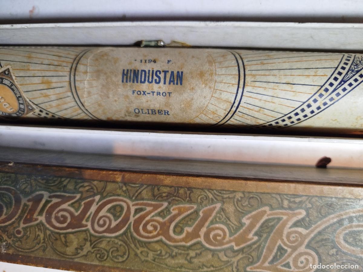 M&uacute;sica de colecci&oacute;n: Partitura pianola antigua retro