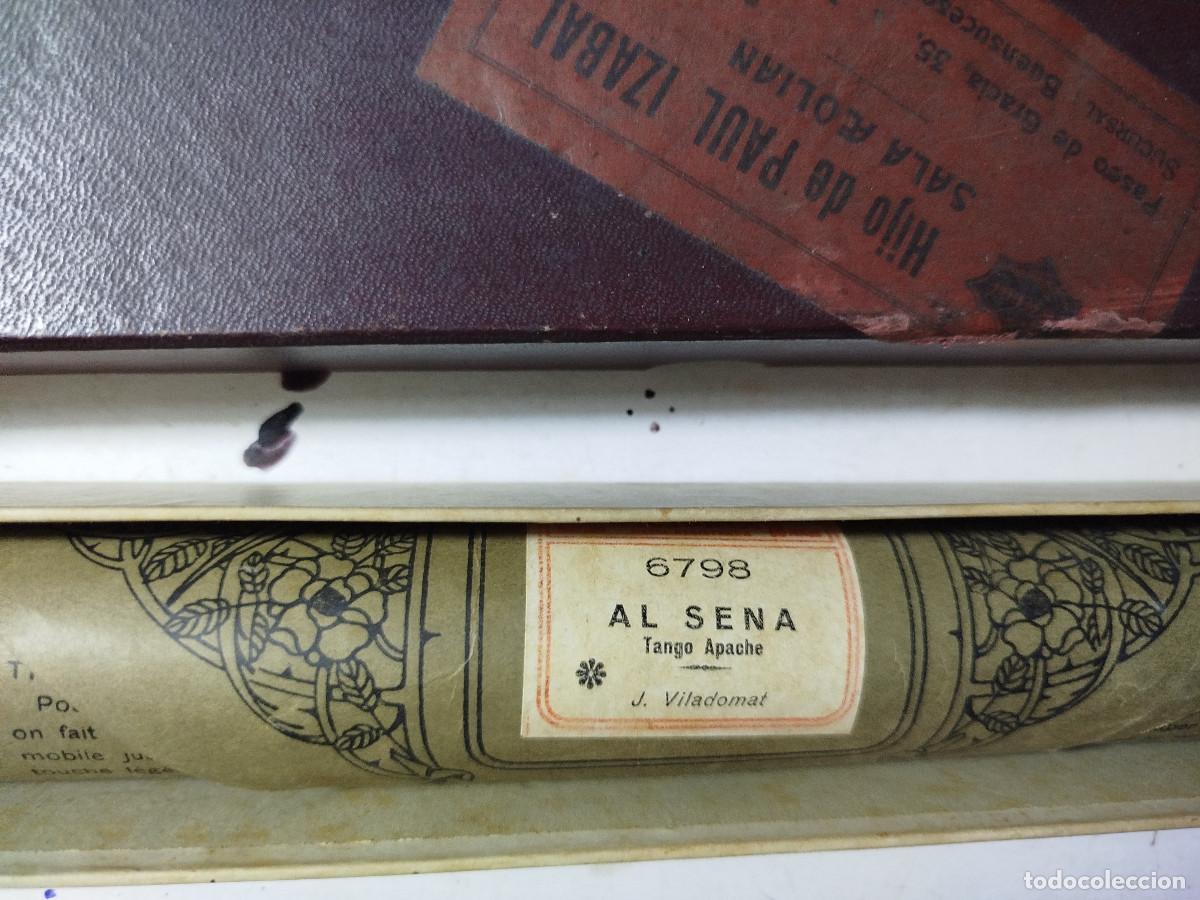 M&uacute;sica de colecci&oacute;n: Partitura pianola antigua retro