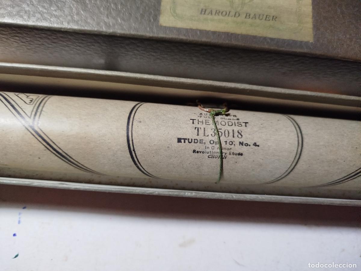 M&uacute;sica de colecci&oacute;n: Partitura pianola antigua retro