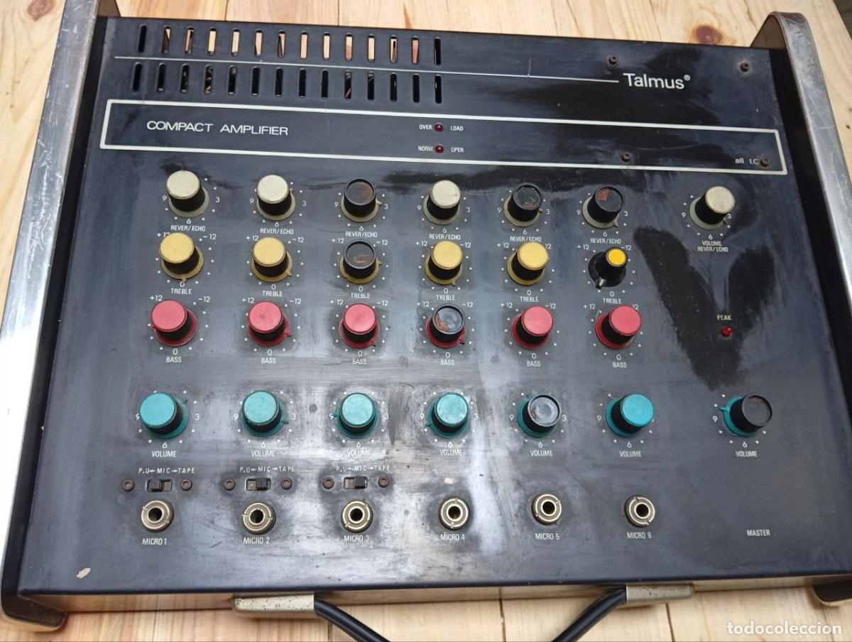 M&uacute;sica de colecci&oacute;n: Talmus Compact Amplifier , mesa de 6 canales -- Equipo de sonido