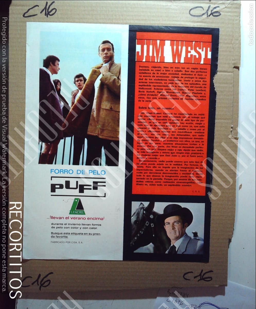 M&uacute;sica de colecci&oacute;n: JIM WEST ROBERT CONRAD - Foto 2