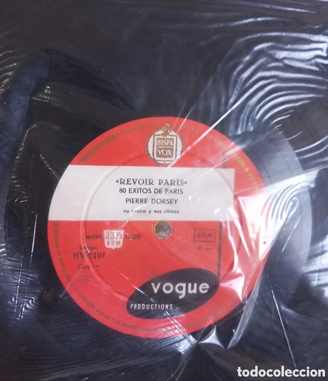 M&uacute;sica de colecci&oacute;n: LP Revoir Paris - 80 Exitos de Paris - Foto 3