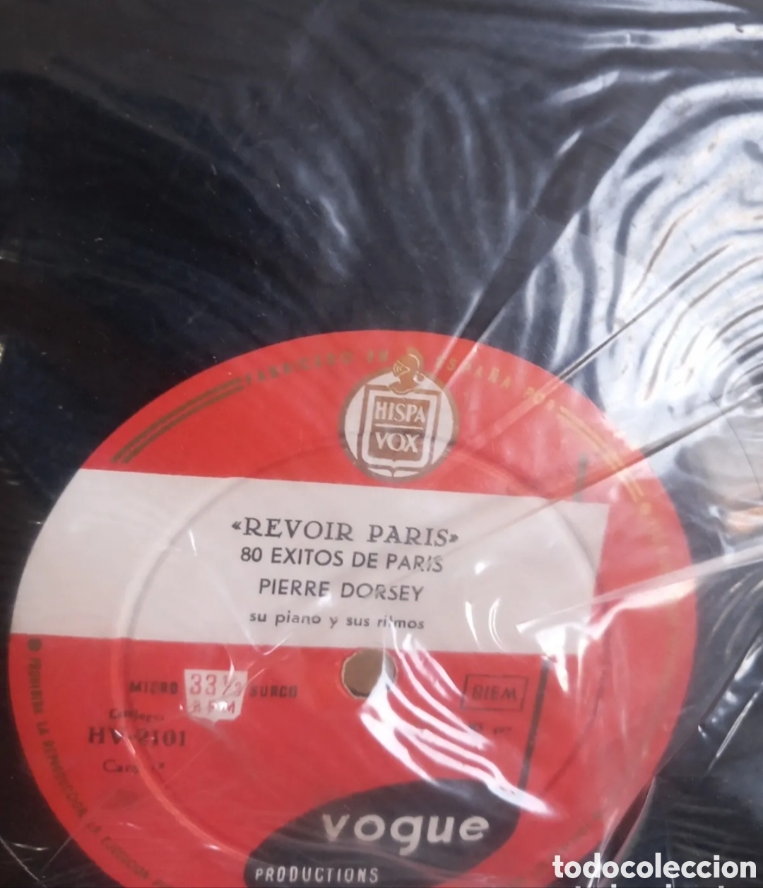 M&uacute;sica de colecci&oacute;n: LP Revoir Paris - 80 Exitos de Paris - Foto 4