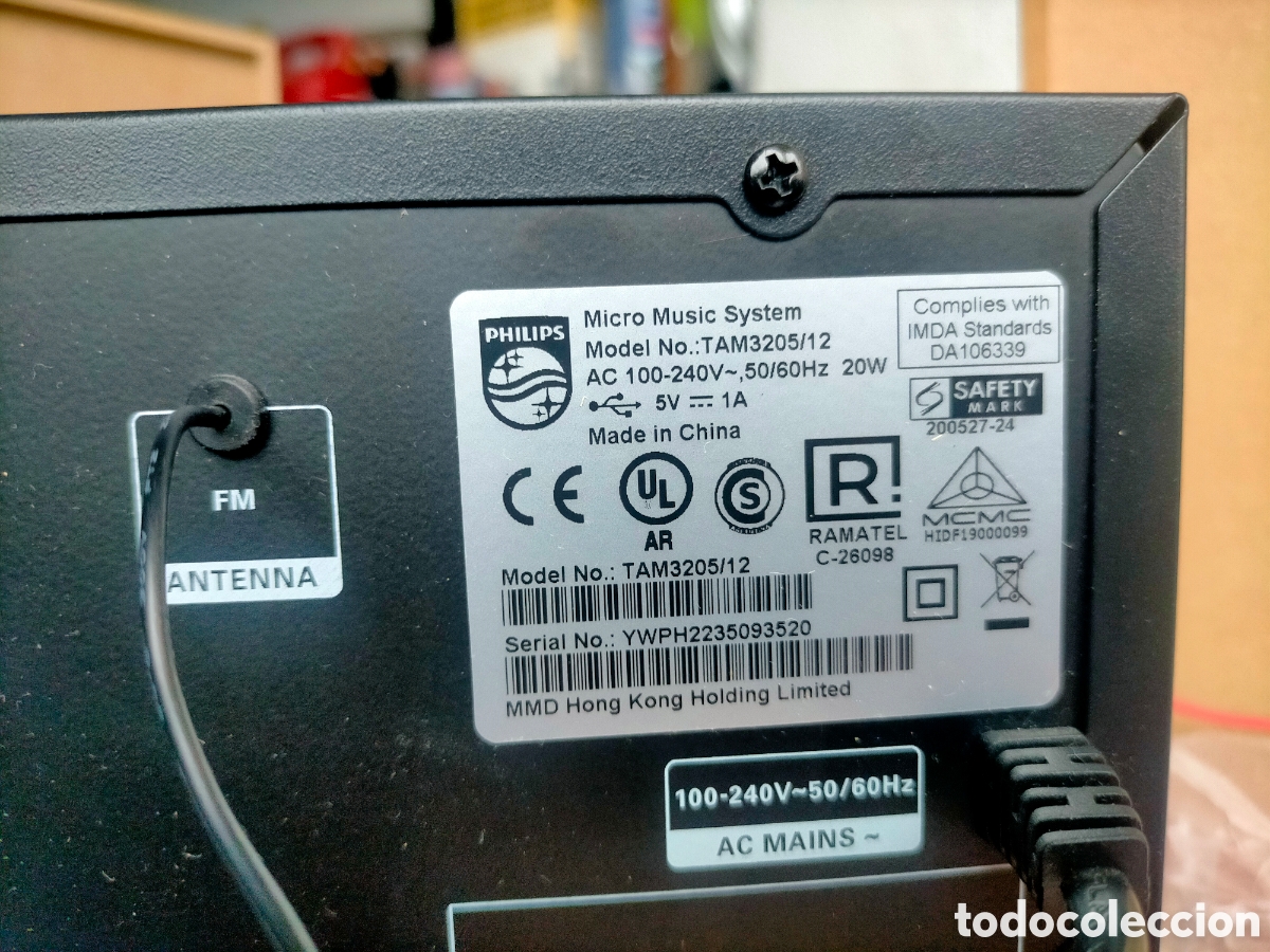 M&uacute;sica de colecci&oacute;n: MINI CADENA MUSICAL PHILIPS M 3205 - Foto 9