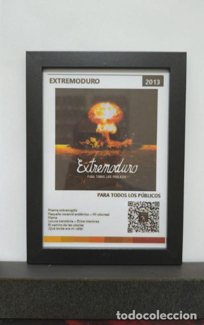 M&uacute;sica de colecci&oacute;n: Cuadro con pie soporte de EXTREMODURO con QR con contenido AUDIO-VISUAL
