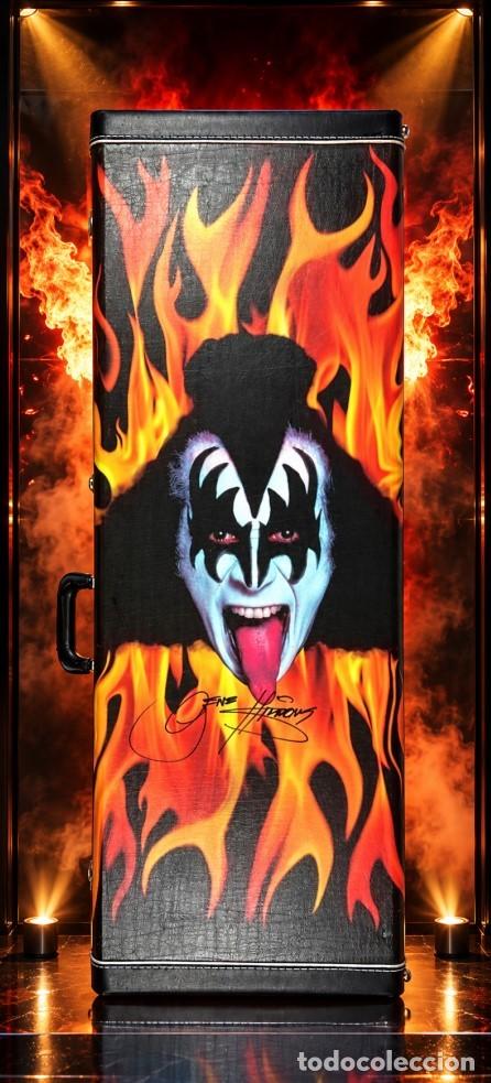 M&uacute;sica de colecci&oacute;n: Gene Simmons &ndash; Limited Edition AXE Bass #0109 &ndash; Signed &ndash; Custom Hard Case &ndash; JSA Full LOA