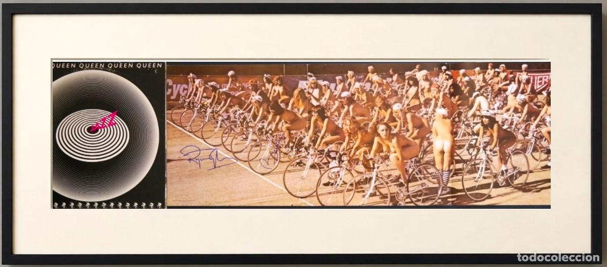 M&uacute;sica de colecci&oacute;n: Queen-Original &ldquo;Jazz&rdquo; / &ldquo;Fat Bottomed Girls&rdquo; Fold-Out Poster Signed by Brian May and Roger Taylor