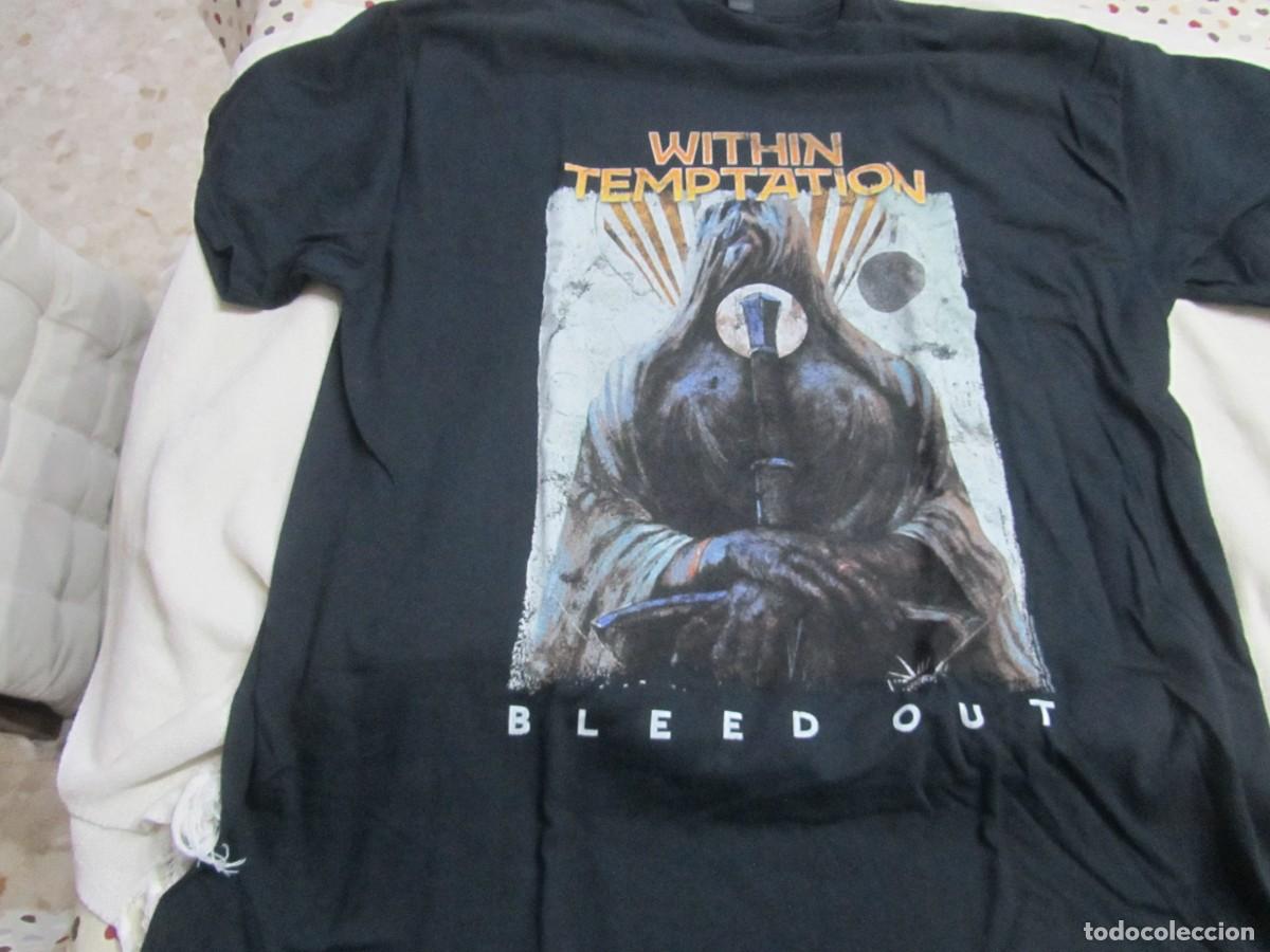 M&uacute;sica de colecci&oacute;n: WITHIN TEMPTATION, CAMISETA OFICIAL BLEED OUT, TALLA XL