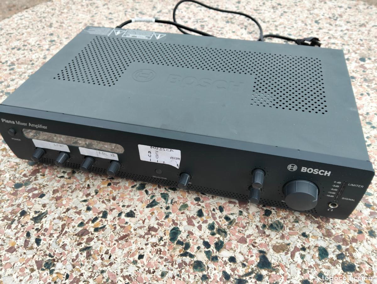M&uacute;sica de cole&ccedil;&atilde;o: Bosch plena mixer amplifier amplificador mezclador de m&uacute;sica negro plena easy ple-1ma060-eu m&uacute;sica