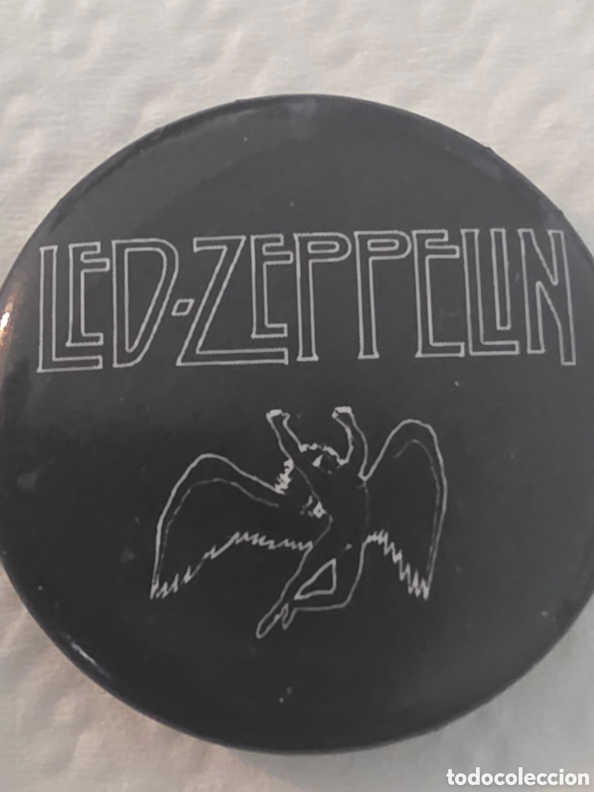 M&uacute;sica de colecci&oacute;n: CHAPA LED ZEPPELIN..25mm - Foto 1