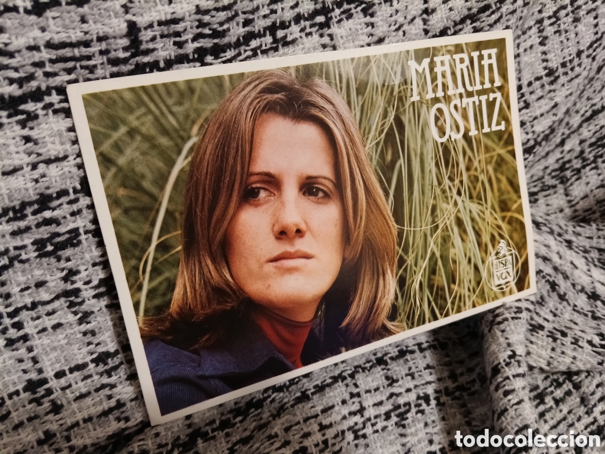 M&uacute;sica de colecci&oacute;n: Foto Maria Ostiz promocional 1977