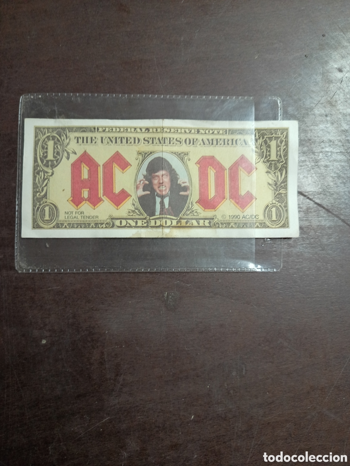 Musica di collezione: ONE DOLLAR, AC/DC, BILLETE PROMOCIONAL