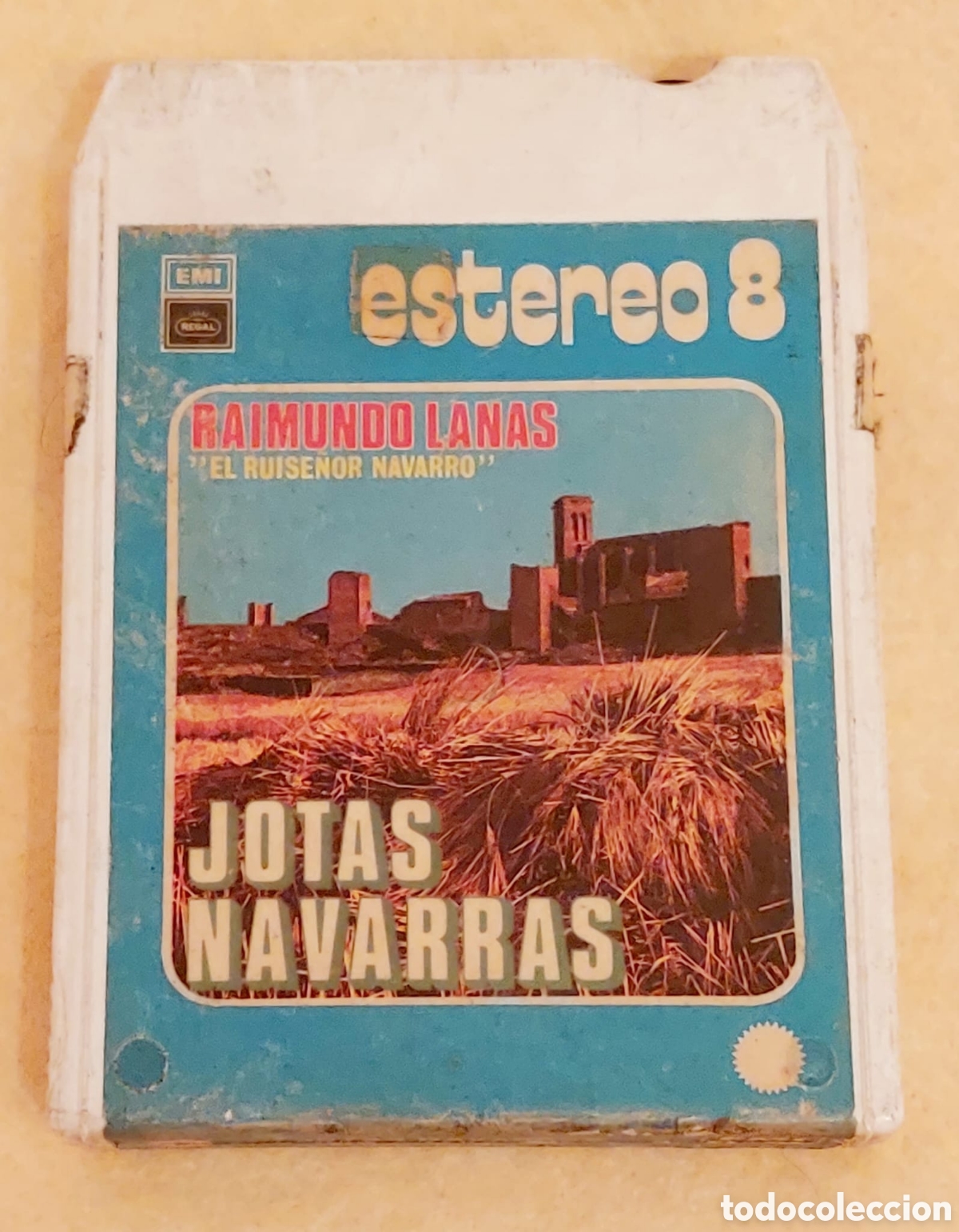 M&uacute;sica de cole&ccedil;&atilde;o: Cartucho estereo 8 original Jotas Navarras, Raimundo Lanas