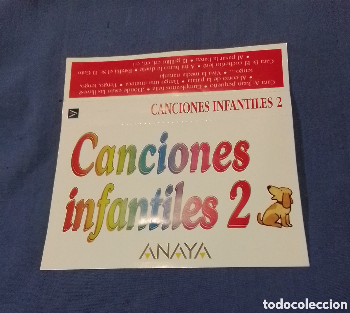 M&uacute;sica de colecci&oacute;n: Car&aacute;tula cassette Canciones infantiles 2