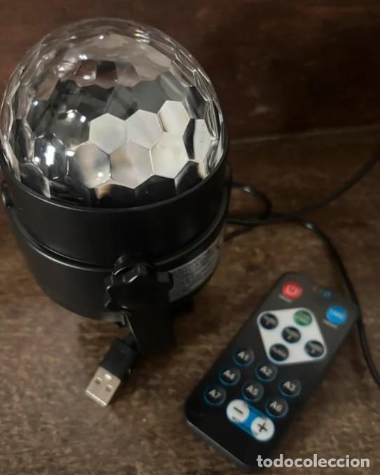 M&uacute;sica de colecci&oacute;n: BOLA MAGICA DISCOTECA PARA FIESTA CONECTADO ALIMENTACION USB Y MANDO A DISTANCIA CON PROGRAMAS