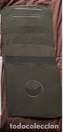 M&uacute;sica de colecci&oacute;n: Fundas interiores de papel para vinilos (LP) SIN USAR. Varios tipos. 50 unidades NEGRAS