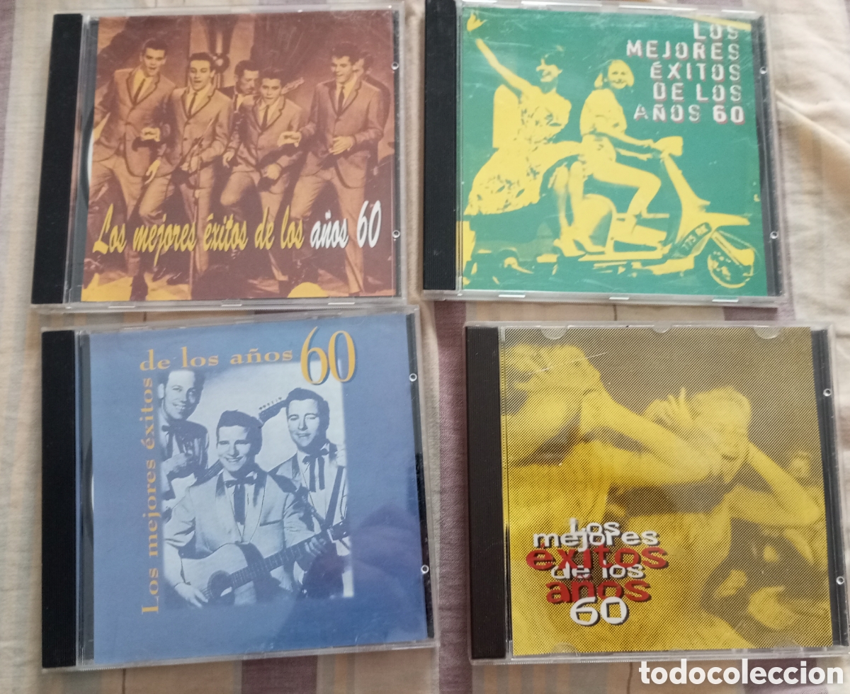 M&uacute;sica de colecci&oacute;n: 4 CD los mejores &eacute;xitos de los a&ntilde;os 60 vol.1,2,3,6
