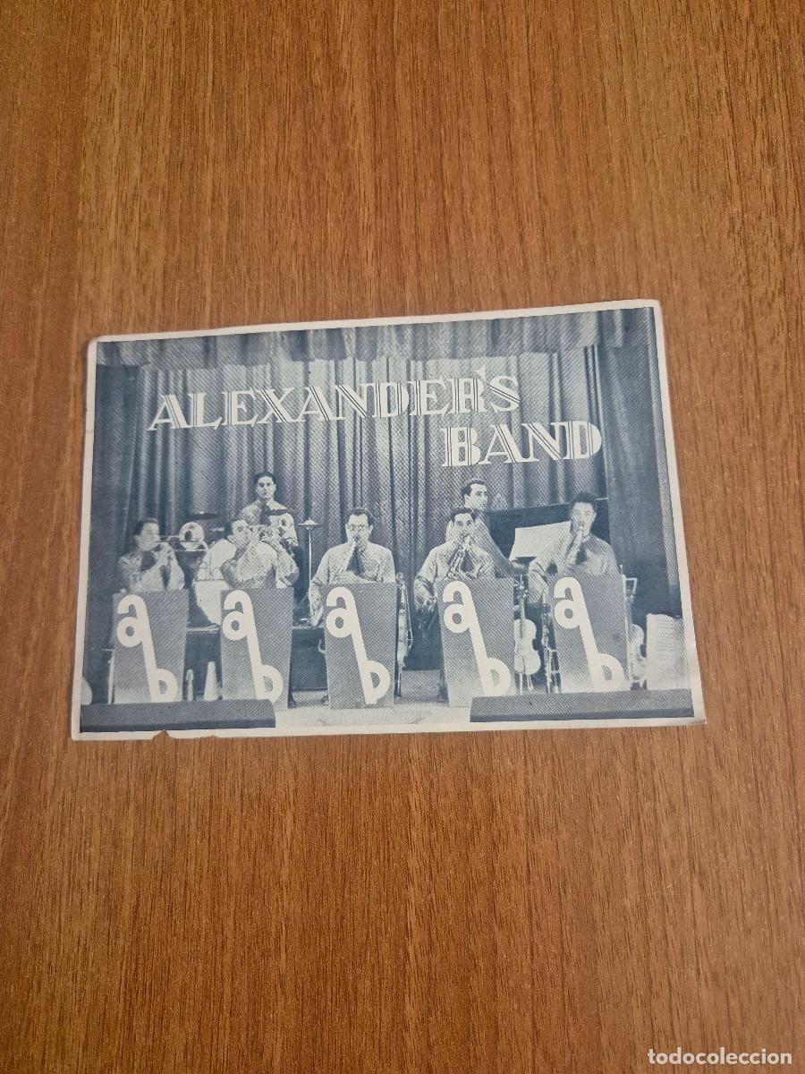 Musique de collection: PUBLICIDAD ORQUESTA ALEXANDER`S BAND.