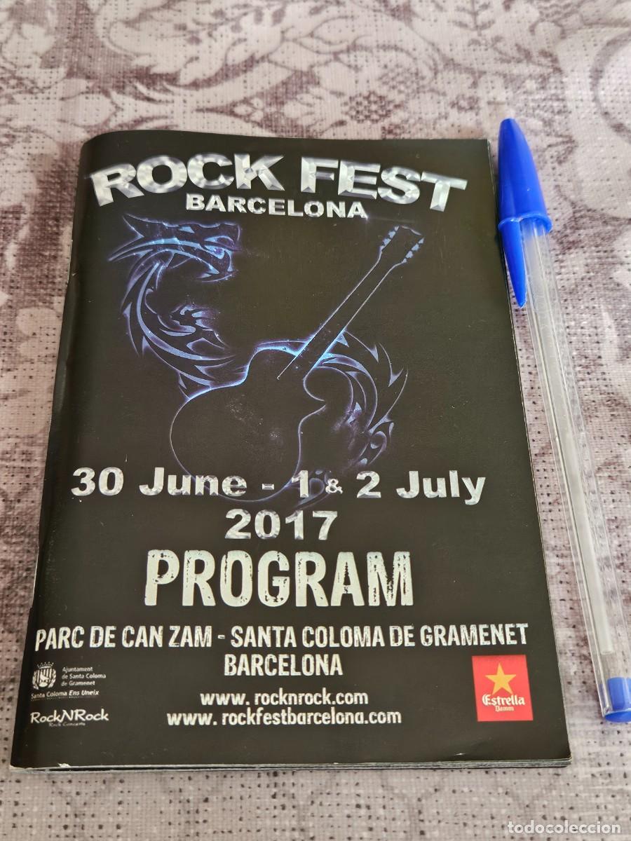 Musica di collezione: Programa Rock Fest 2017 Barcelona, Deep Purple, Saurom, Sepultura, Alice Cooper...