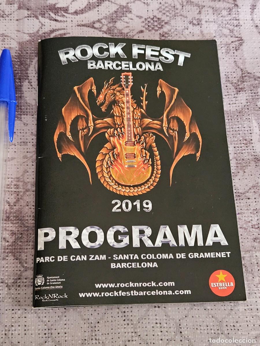Musica di collezione: Programa Rock Fest 2019 Barcelona, Testament, Helix, Therion, Saxon, Venom...