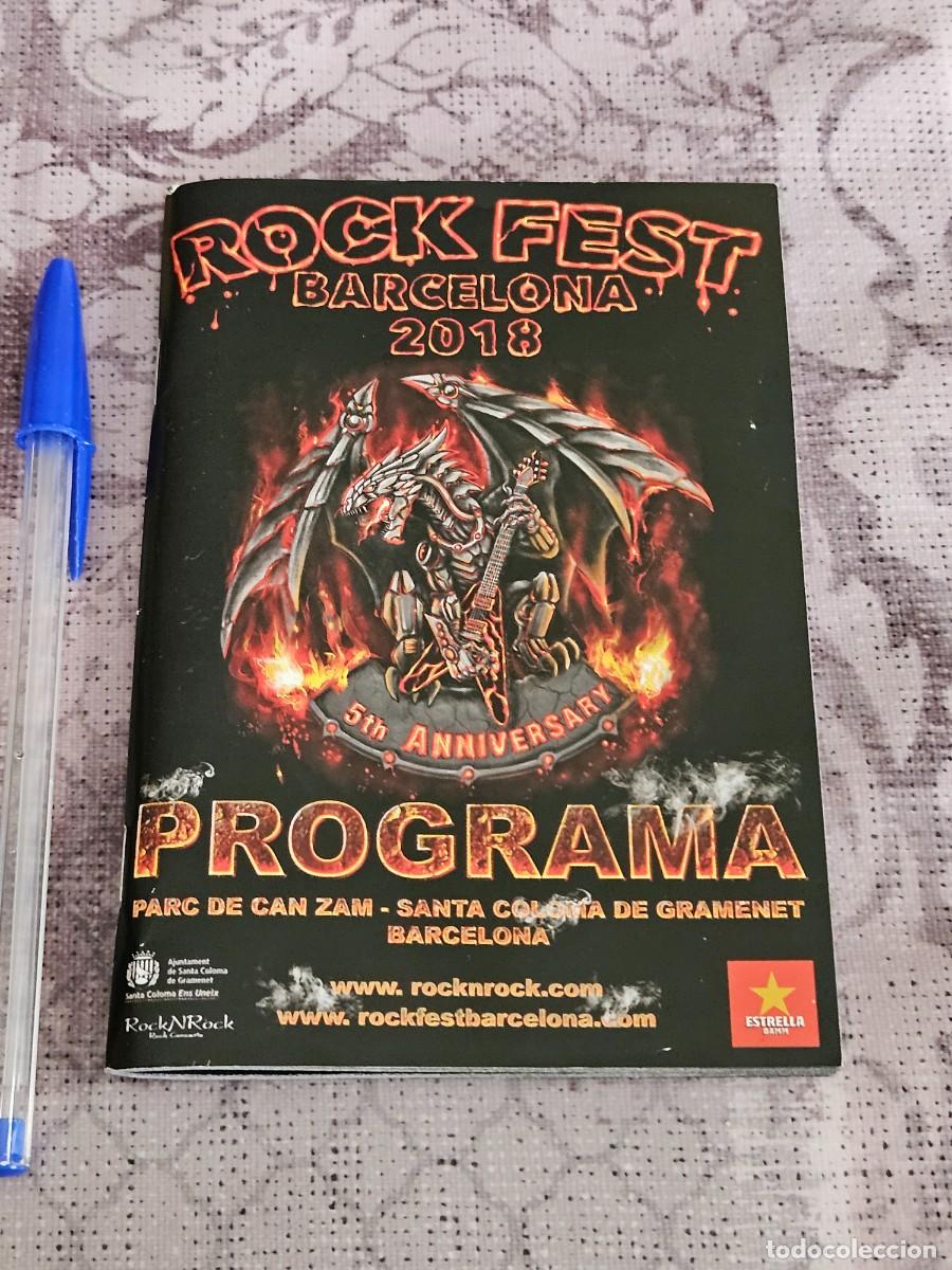 Musica di collezione: Programa Rock Fest 2018 Barcelona, Judas Priest- Kiss- Scorpions- Accept- Ozzy...