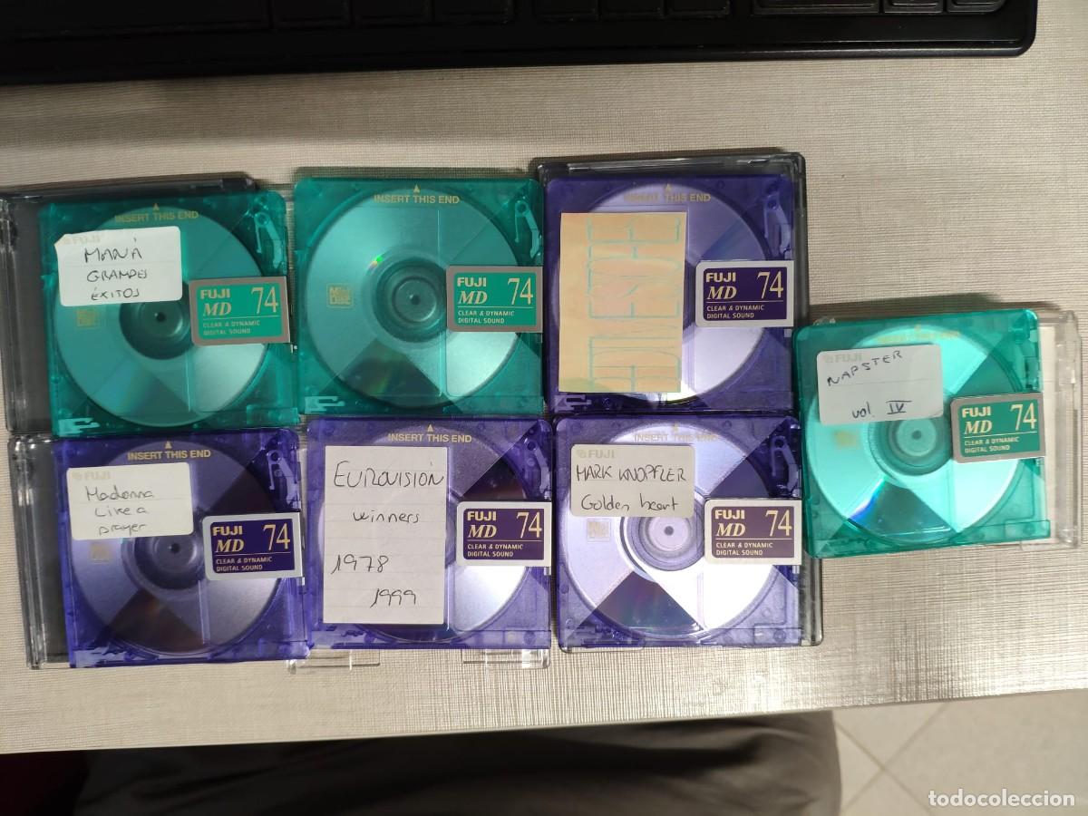 M&uacute;sica de colecci&oacute;n: MINI DISCS FUJI 74 (7 UNIDADES) - Foto 2