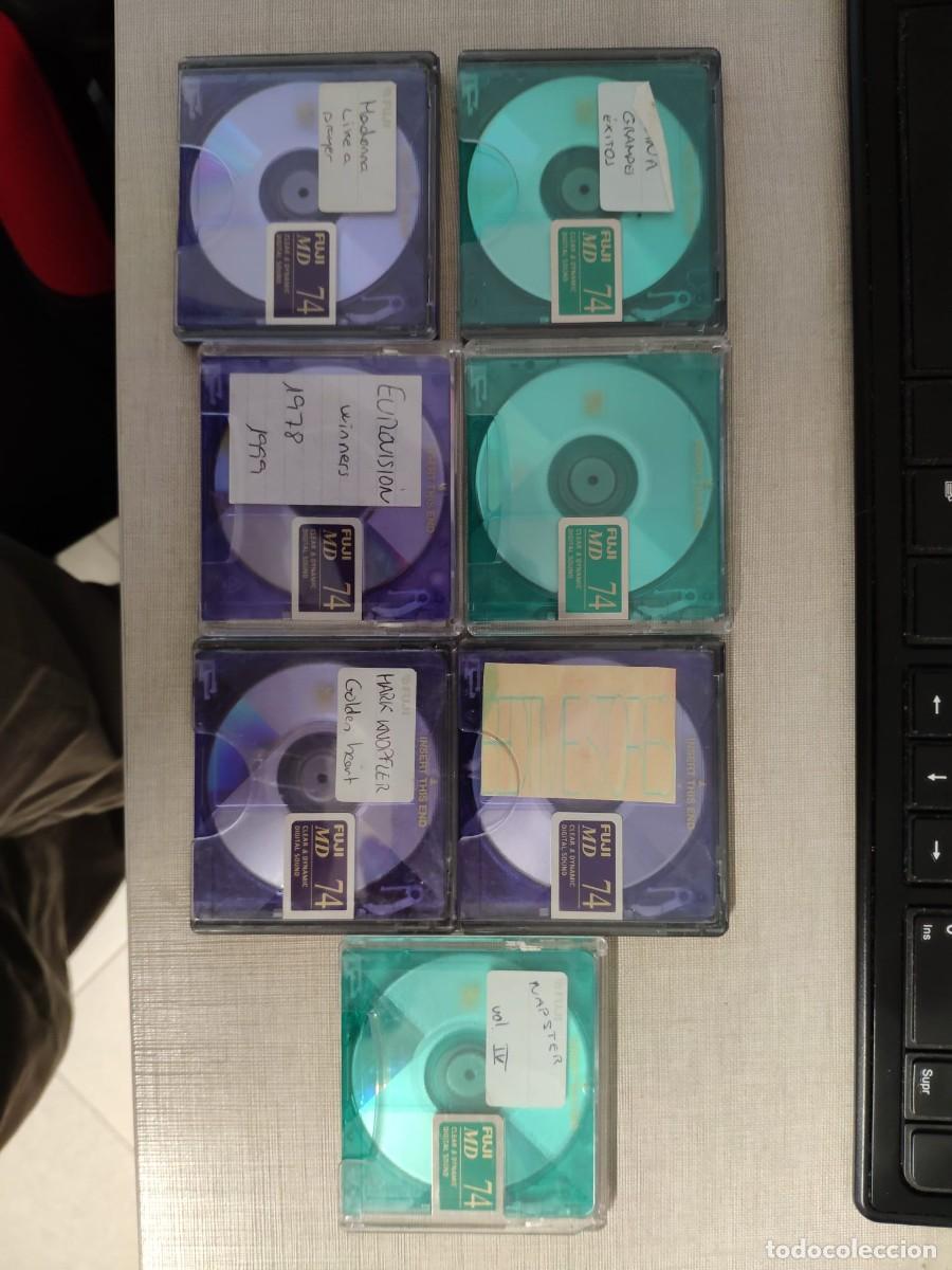 M&uacute;sica de colecci&oacute;n: MINI DISCS FUJI 74 (7 UNIDADES) - Foto 4