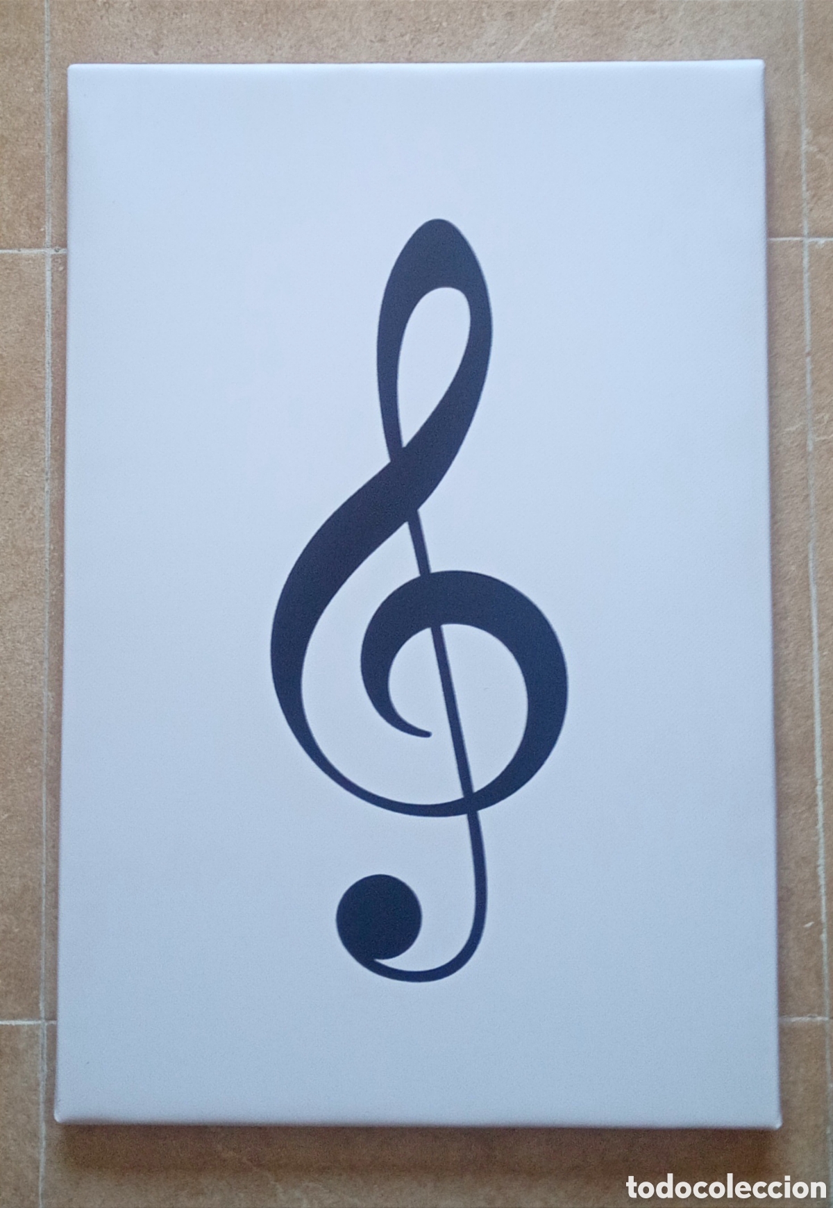 M&uacute;sica de colecci&oacute;n: Cuadro cartel NOTA MUSICAL
