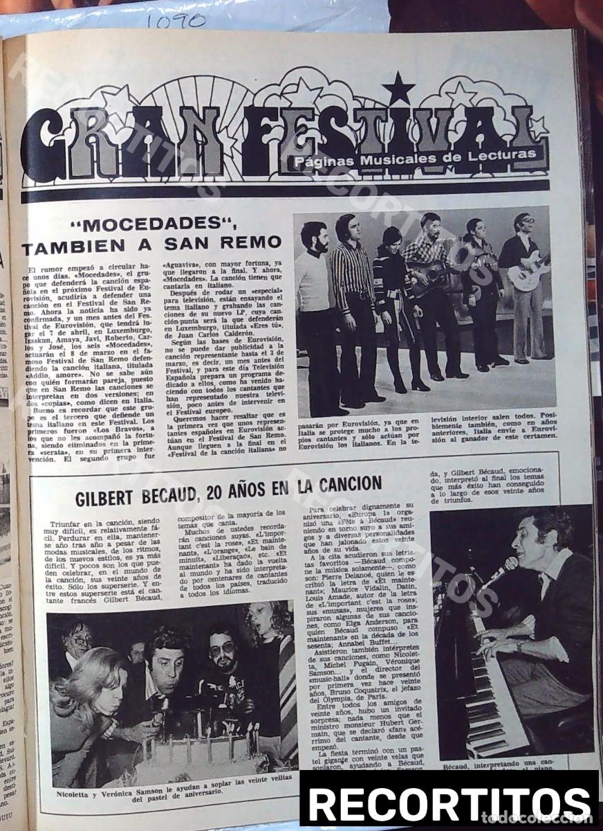 M&uacute;sica de colecci&oacute;n: mocedades GILBERT BECAUD MOCEDADES